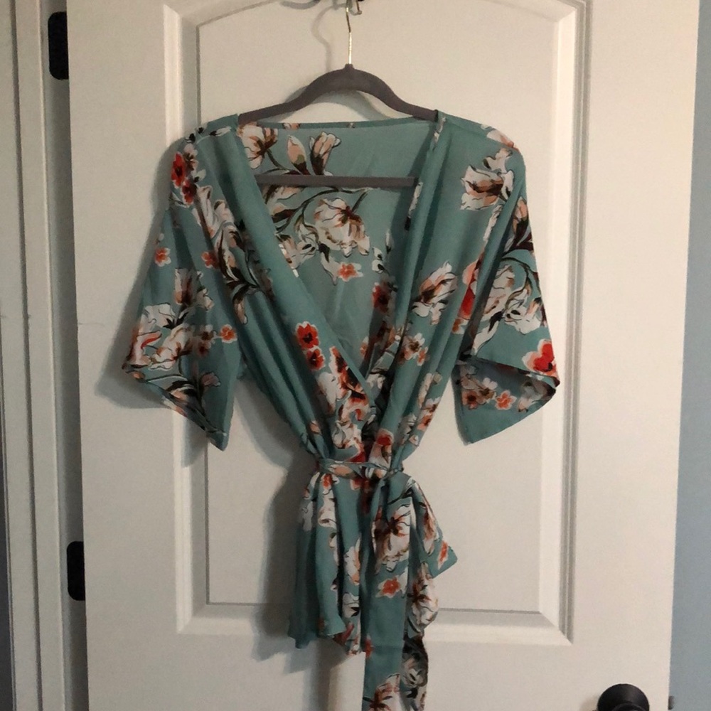 Kimono floral top
